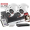 Zestaw monitoringu na 4 kamery IP Dahua IPC-HDW2649TM-S-IL-0280B 6MPx WizSense Smart Dual Light Zapis 4TB