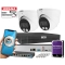 Zestaw monitoringu na wejście kopułowa 2x Kamera BCS-L-EIP14FSR3L3 4MPx Dualny oświetlacz LED + IR Skylight,  Aplikacja Mikrofon PoE