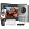 Zestaw wideodomofonowy HD-VIS-02-K-2LCD HiLook by Hikvision - 2 żyłowy Czytnik, szyfrator, Aplikacja na Furtkę i Bramę
