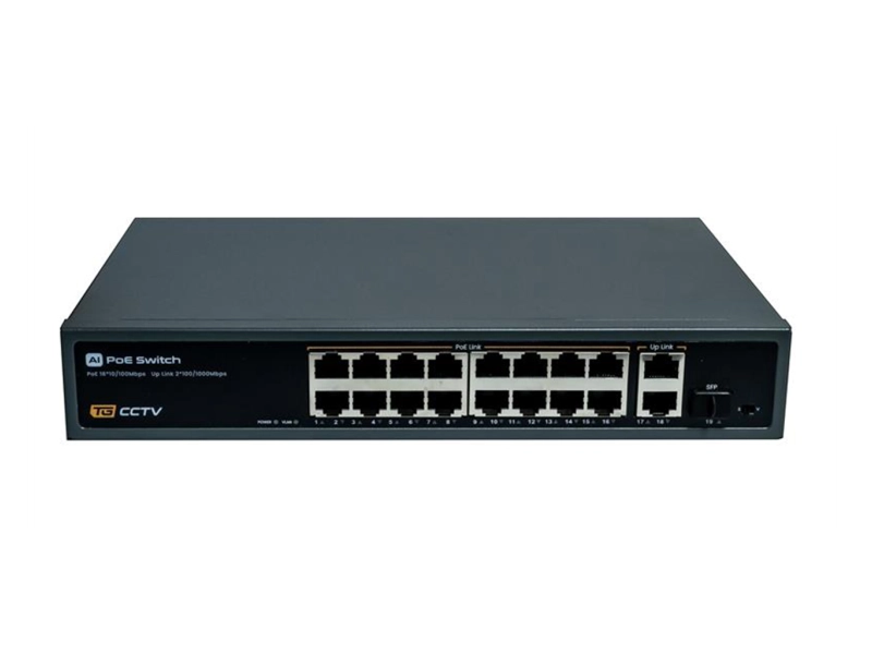 TG-SP16F2G1S-HB 16 portowy switch PoE Extend Tayama - OUTLET
