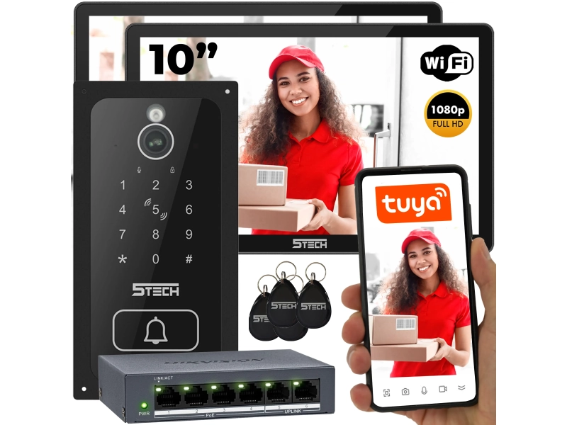 Wideodomofon zestaw 5TECH WIFI 7