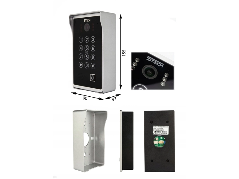 Wideodomofon zestaw 5TECH WIFI 7