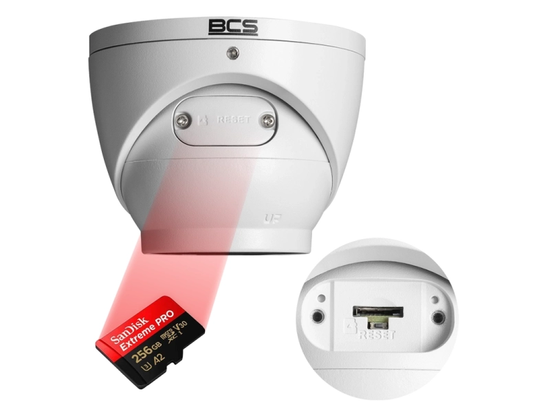 Kamera IP BCS-L-EIP15FCR3L3-AI1 5MPx NightColor 24h/7 Analityka IR30 MicroSD