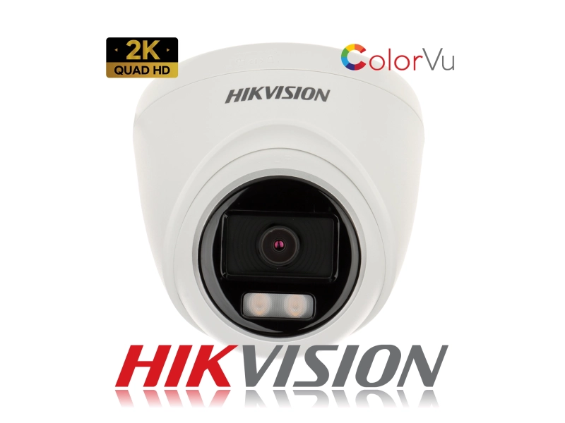 Kamera IP Hikvision DS-2CD1347G0-L(2.8mm) 4 Mpx ColorVu Aplikacja PoE MicroSD