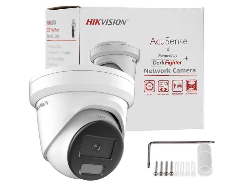 Kamera turret Hikvision DS-2CD2346G2H-IU(2.8mm)(eF) 4Mpx Acusense DarkFighter