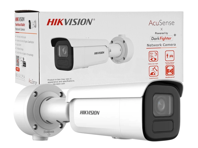 Kamera IP Zoom Hikvision 8MPx DS-2CD2686G2HT-IZS(2.8-12mm)(eF) DarkFigter Acusense Motozoom