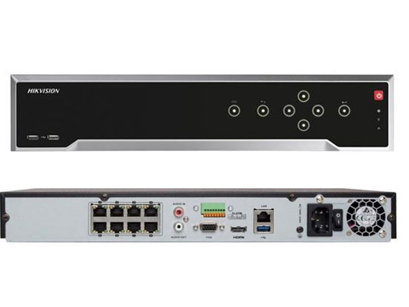 DS-7708NI-I4-8P Rejestrator IP 8 kanałowy z POE HIKVISION