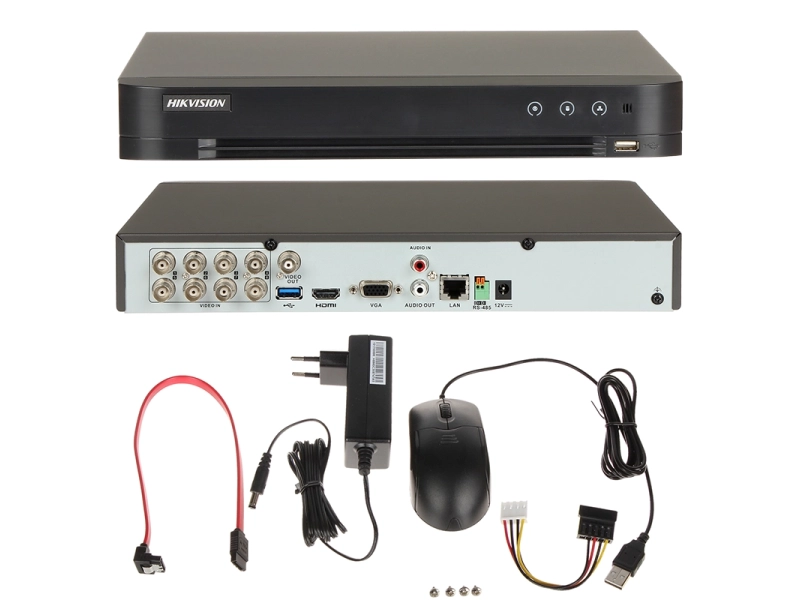 Rejestrator wielosystemowy 8 kanałowy iDS-7208HUHI-M1/S Hikvision AcuSense