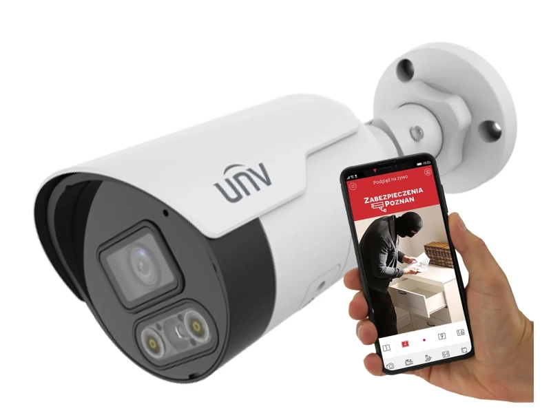 Kamera IP UNV IPC2124LE-ADF28KMC-DL 4Mpx Ultra Motion Detection Dual-light