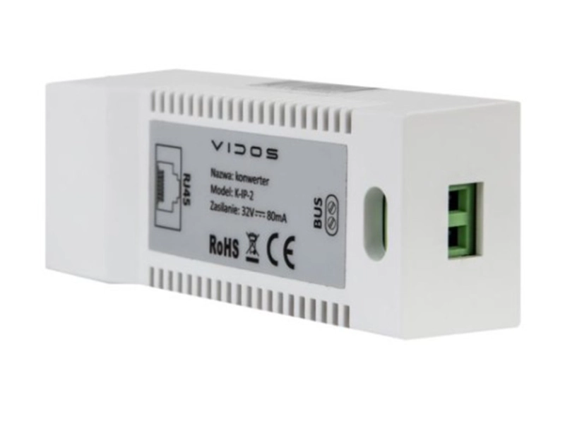 Konwerter K-IP-2 wideodomofonu w systemie Vidos 2IP