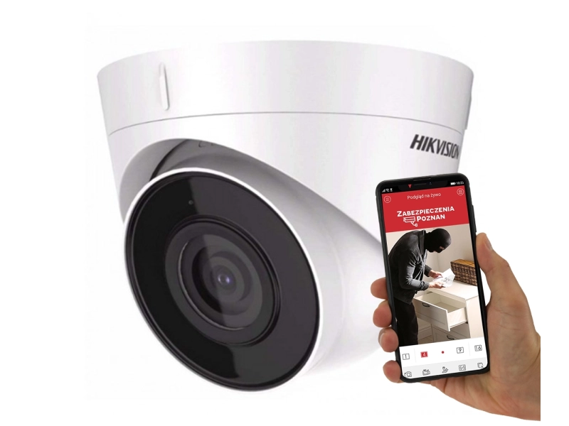 Kamera do monitoringu IP Hikvision DS-2CD3351G0-IUF 5Mpx Aplikacja IR30 PoE MicroSD Mikrofon