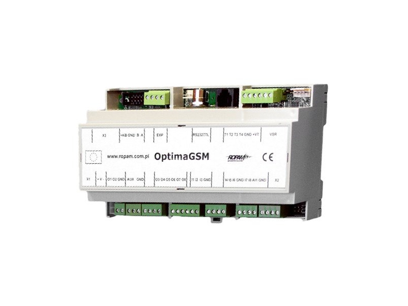 OptimaGSM-D9M Centrala alarmowa z GSM i funkcją automatyki budynkowej Ropam
