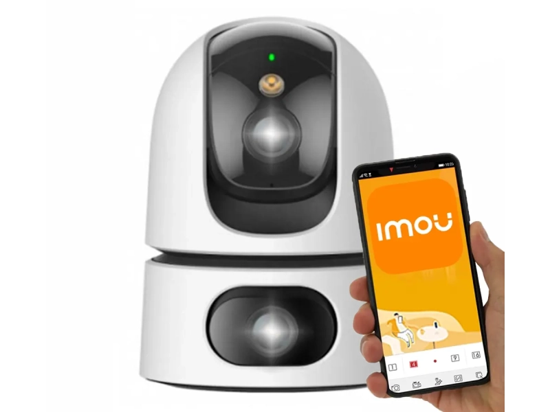 Kamera obrotowa niania IMOU RANGER DUAL IPC-S2XP-10M0WED 2x5MPx WiFi Detekcja ruchu Mikrofon Głośnik