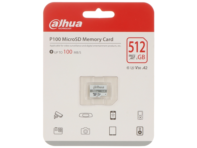 Karta pamięci microSD TF-P100/512GB SDXC DAHUA