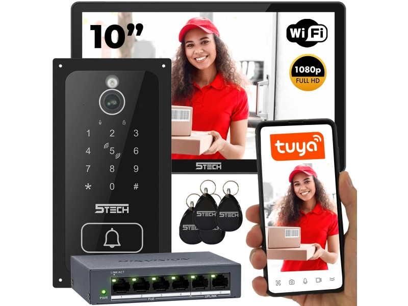 Wideodomofon zestaw 5TECH WIFI 7