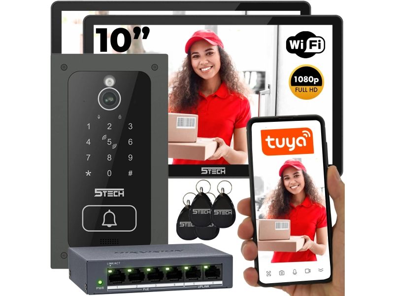 Wideodomofon zestaw 5TECH WIFI 7