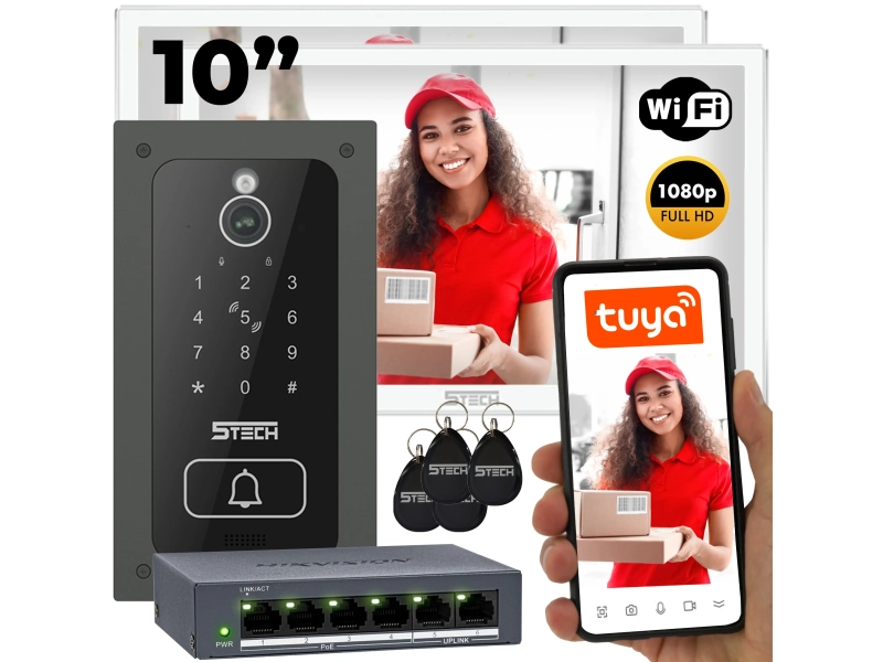 Wideodomofon zestaw 5TECH WIFI 7