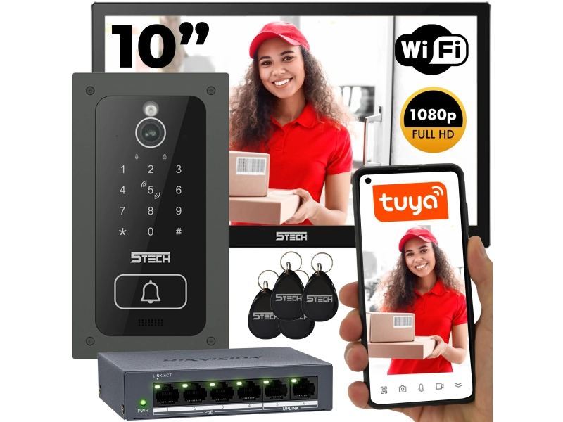 Wideodomofon zestaw 5TECH WIFI 7