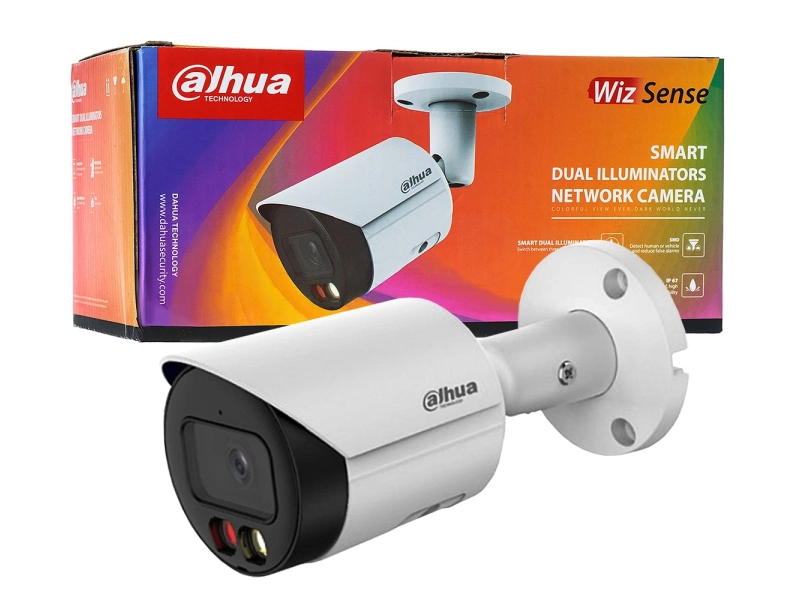 Kamera IP DAHUA IPC-HFW2849S-S-IL-0280B 8MPX WizSense Smart Dual Illumination Mikrofon