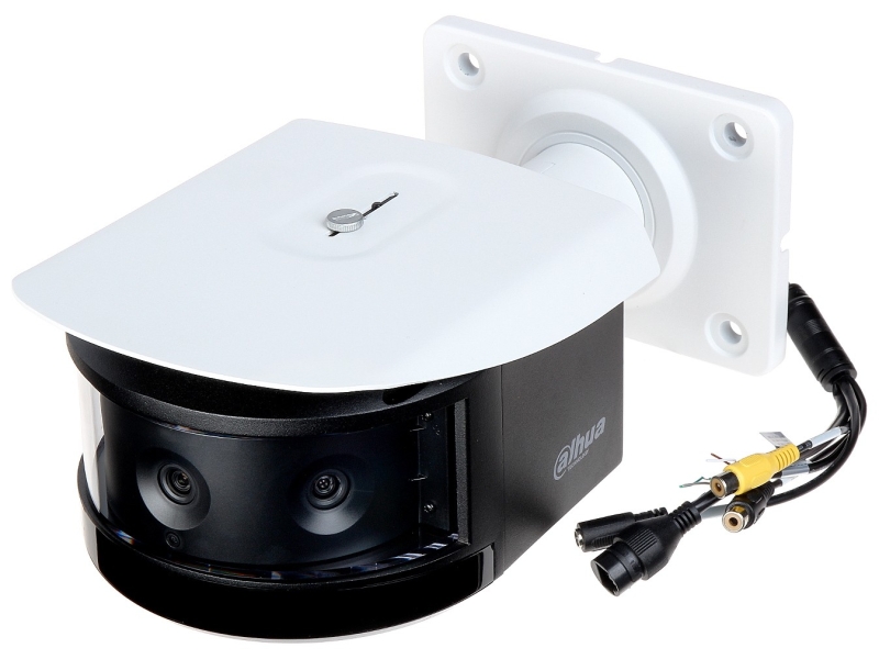 Kamera panoramiczna IP 6Mpx z zasięgiem do 30m i funkcją liczenia ludzi DH-IPC-PFW8601-H-A180 Dahua