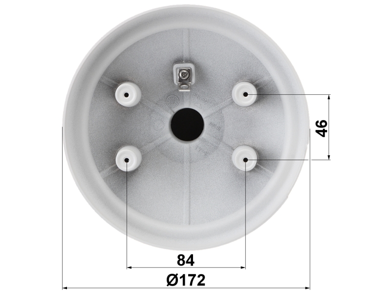 Chwyt sufitowy do kamer obrotowych DS-1663ZJ Hikvision