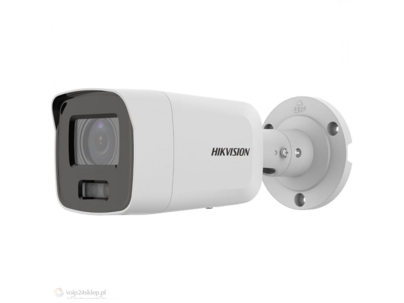 Zestaw do monitoringu po skrętce 2 kamery IP Hikvision 4MPx DS-2CD2T47G2-L(2.8mm)(C) ColorVu Acusense IR60