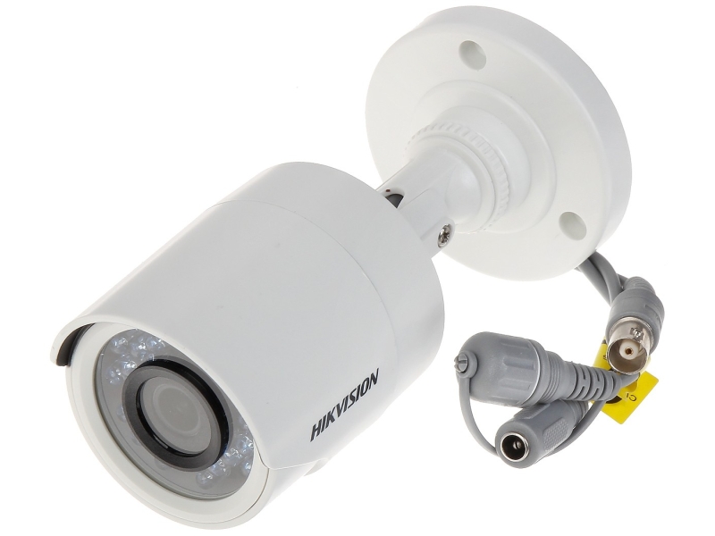 Szczelna kamera HD-TVI z zasięgiem do 20m w nocy i rozdzielczością 2Mpx DS-2CE16D0T-IRPF Hikvision