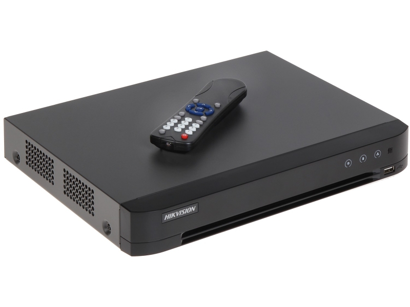 Rejestrator DVR HD-TVI 16 kanałowy do 3Mpx iDS-7216HQHI-K2/4S AcuSensu na 2 dyski HDD