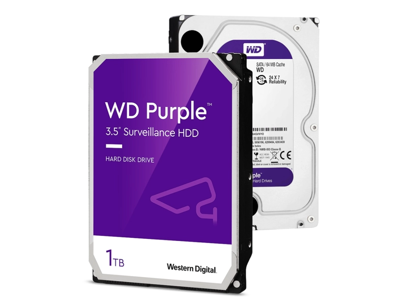 Dysk do rejestratora Western Digital WD Purple 1TB do pracy ciągłej 24/7