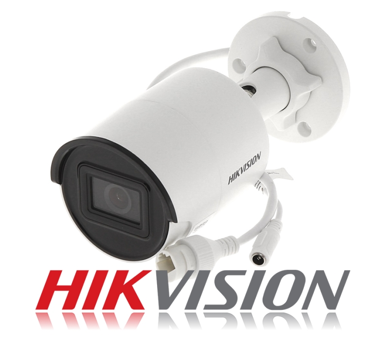 Zestaw do monitoringu IP Hikvision 4 kamery Acusense 4Mpx PoE