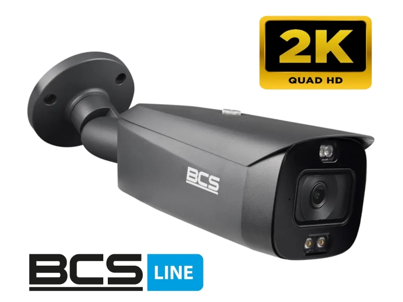 Kamera grafitowa BCS-L-TIP55FCR3L3-Ai1-G(2) 5MPx NightColor Odstraszanie MicroSD RTMP