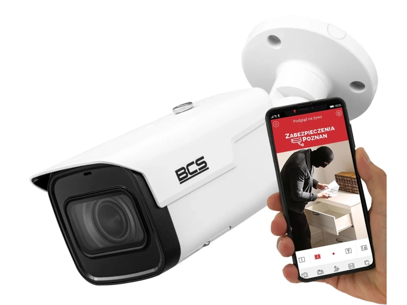 Kamera z zoomem optycznym BCS-L-TIP58VSR6-Ai1(2) 2.7-12 mm 8MPx ANALITYKA IR60 MICROSD