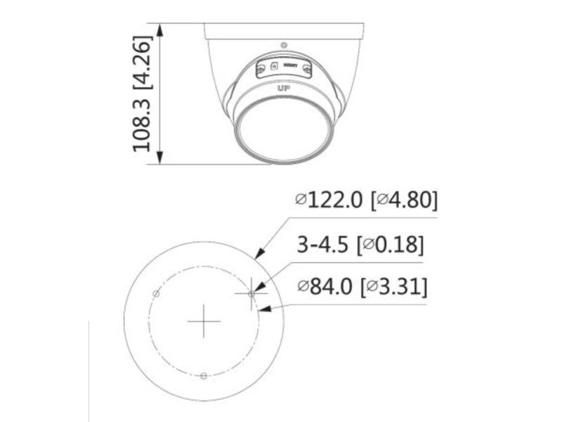 Kamera IP do magazynu sklepu BCS-DMIP2801IR-V-E-AI 8MPx MotoZoom Analityka IR40 Mikrofon MicroSD