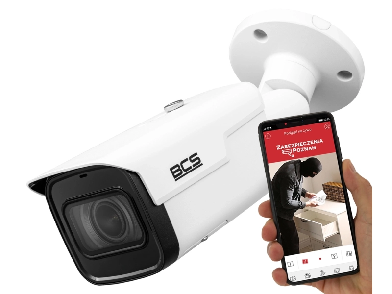 Kamera zewnętrzna IP BCS-TIP5401IR-V-VI 4MPX IR60 STARLIGHT MOTOZOOM MICROSD