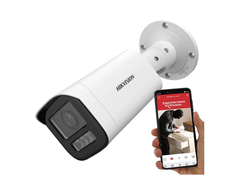 Kamera IP Hikvision DS-2CD1643G2-LIZU (2.8-12MM) 4Mpx Smart Hybrid Light Detekcja ruchu MOTOZOOM