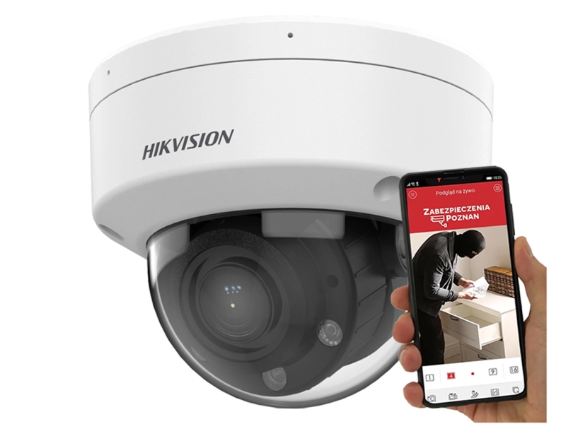 Kamera IP Hikvision DS-2CD1763G2-LIZU (2.8-12MM) 6Mpx Smart Hybrid Light Detekcja ruchu MOTOZOOM