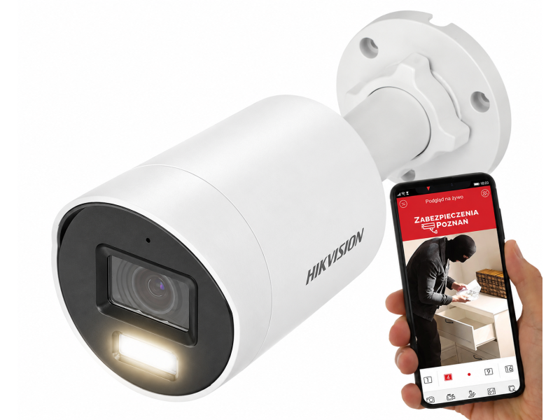 Kamera IP z podwójnym oświetlaczem Hikvision DS-2CD20166G3-IUY/SL 16Mpx DarkFighter, AcuSense, Aktywne odstraszanie migającym światłem