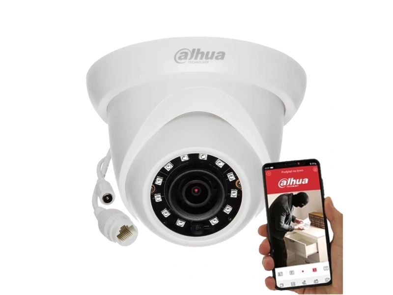 Monitoring restauracji kamera IP Dahua 4Mpx podstawowa