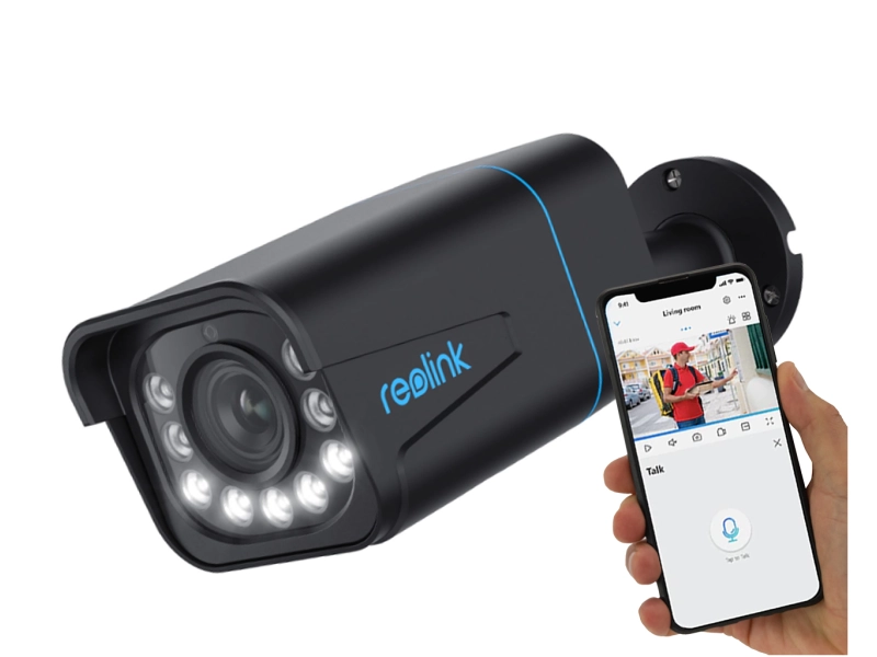 Kamera IP Reolink P430 8mpx Zoom Smart Detekcja Mikrofon MicroSD Czarna