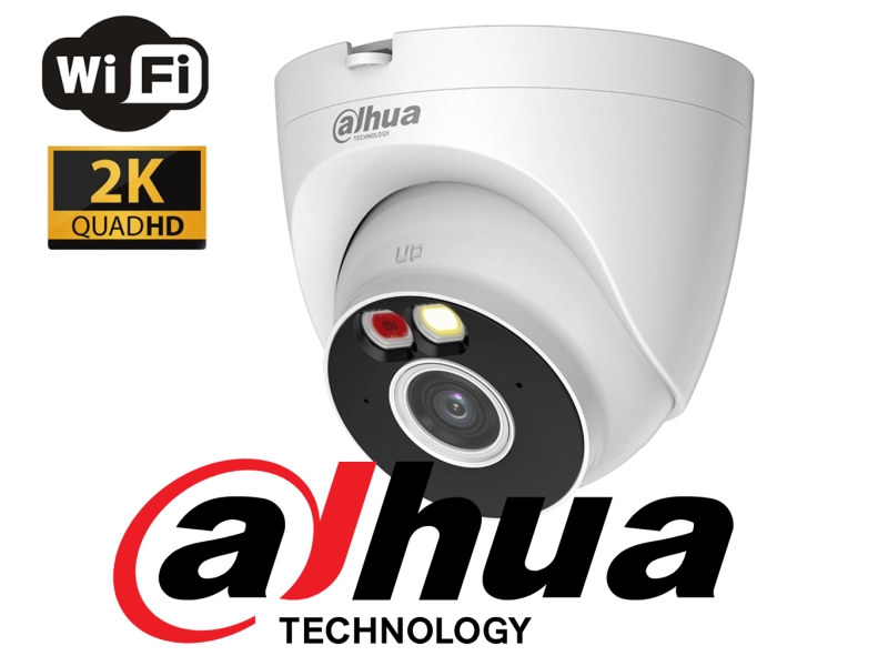 Kamera kopułowa IP WiFi Dahua T5A-PV-0280B 5Mpx, Smart Dual Light, Smart Detekcja, Mikrofon