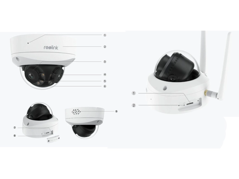 Kamera kopułowa Reolink DUO SERIES P757 16MPx z obiektywem panoramicznym 180° PoE