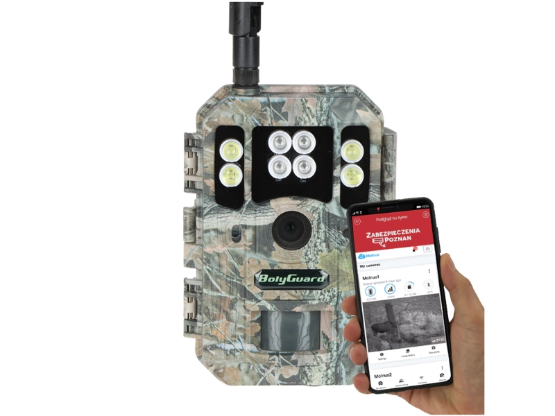 Kamera leśna fotopułapka HC-BG662-M GSM 4G LTE 56Mpx Android microSD