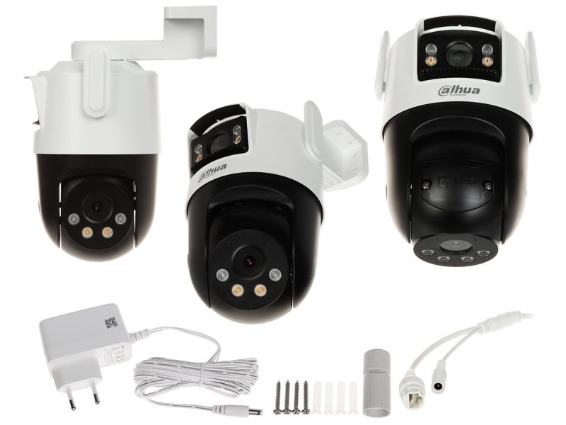 Zestaw 4 kamer WiFi Dahua 5MPx P5D-5F-PV-0280B/0600B Picoo Dual D1 Inteligentne śledzenie AI Smart Dual Illumination Alarm