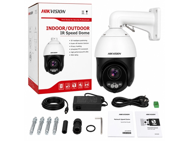 Kamera obrotowa PTZ Hikvision DS-2DE4425IWG1-E 4Mpx Acusense 25xZoom Optyczny Funkcje AI Zasięg Nocny 100 metrów