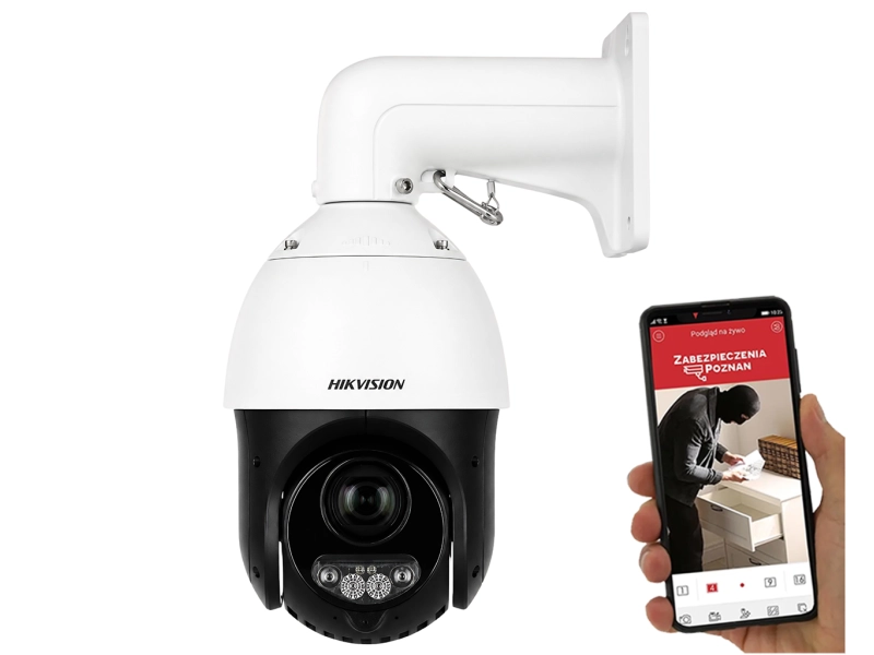 Kamera obrotowa PTZ Hikvision DS-2DE4425IWG1-E 4Mpx Acusense 25xZoom Optyczny Funkcje AI Zasięg Nocny 100 metrów