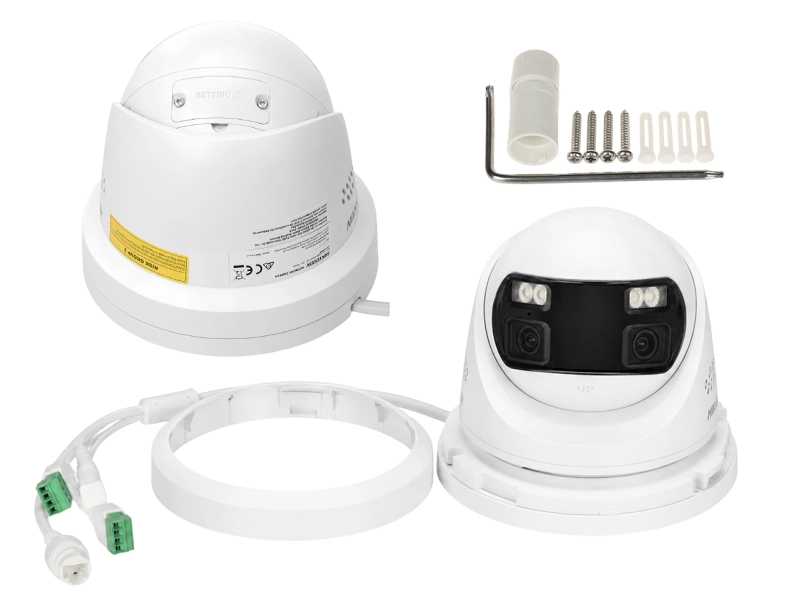 Kamera panoramiczna IP Hikvision DS-2CD2387G3P-LIS2UY/SL(180°) 8MPx IR + LED Smart Hybrid Light / ColorVu 180°