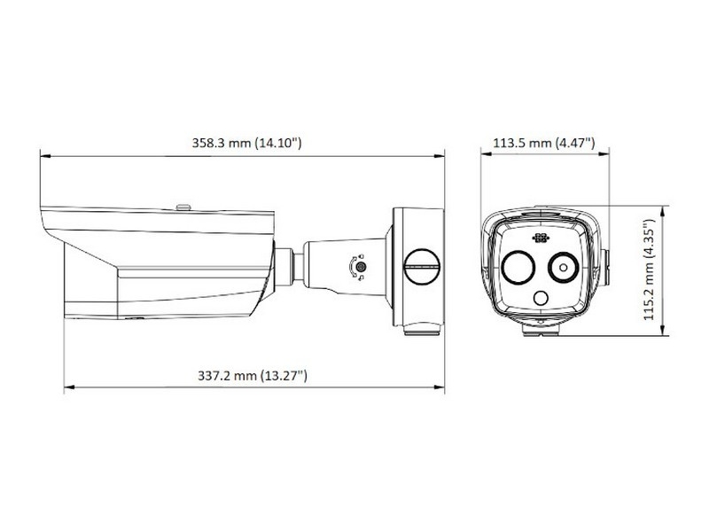 Kamera termowizyjna Hikvision DS-2TD2617B-6/PA (B) 6mm pomiar temperatury