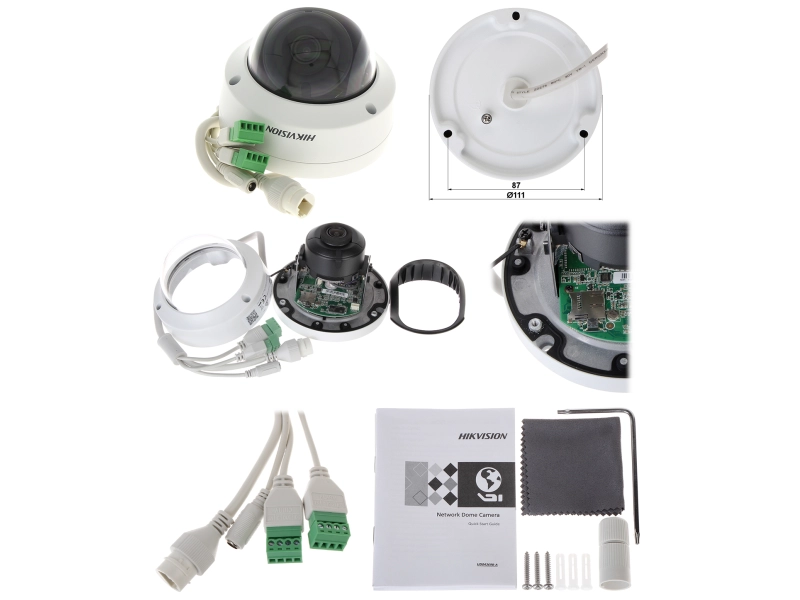 Kamera wandaloodporna IP HIKVISION DS-2CD2143G2-IS(2,8mm) 4Mpix, AcuSense microSD PoE