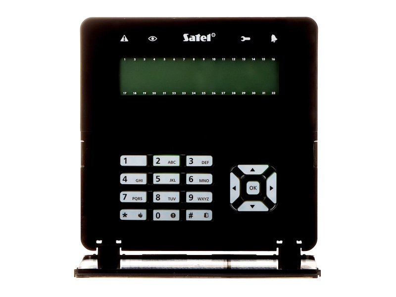 Klawiatura bezprzewodowa do centrali alarmowej SATEL INTEGRA INT-KWRL2-B ABAX/ABAX2 RFID