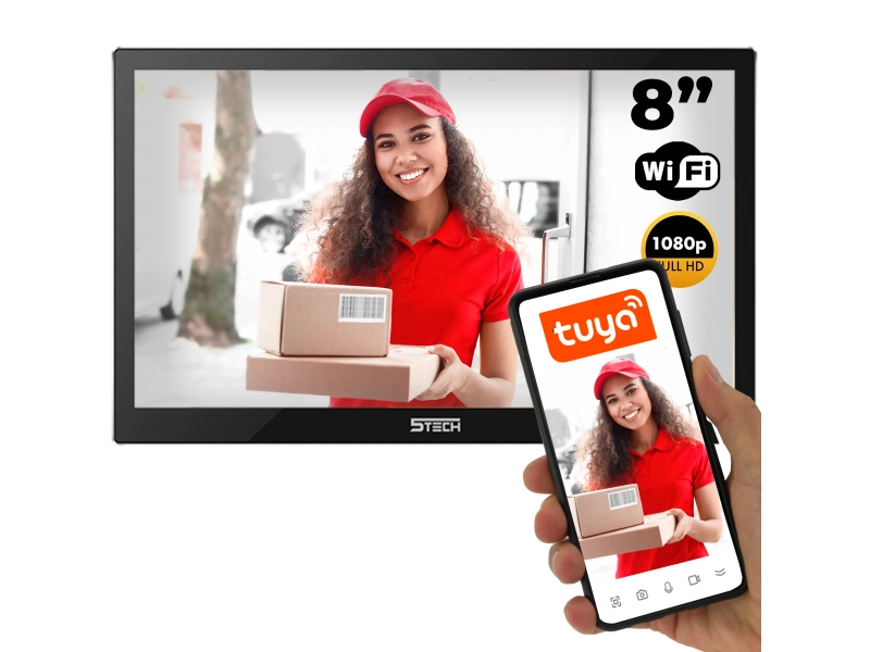 Wideodomofon zestaw 5TECH WIFI 7